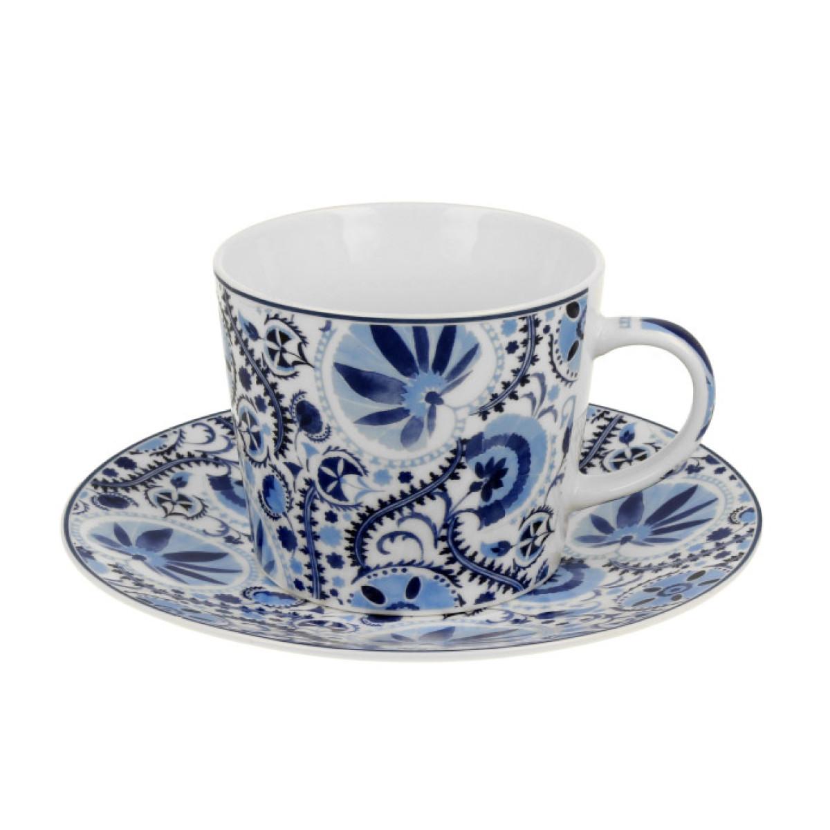 Šolja sa tanjirićem NARESH BLUE 240 ml 