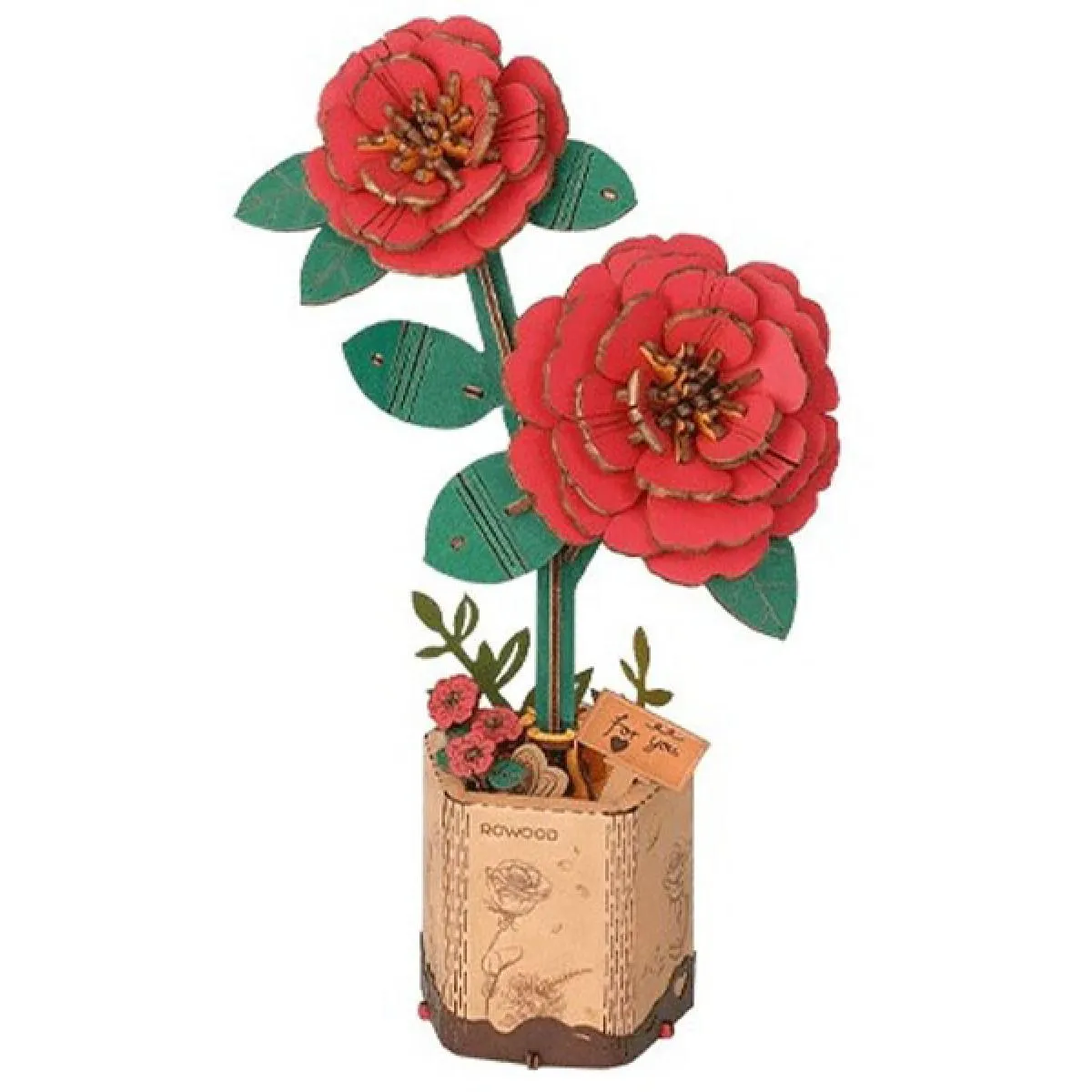 3D puzzle CRVENA KAMELIJA 