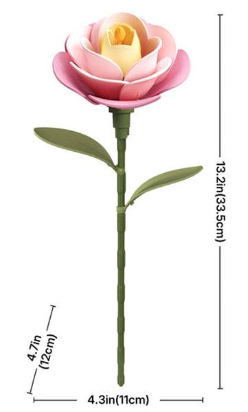 3D puzzle ROZE KAMELIJA 