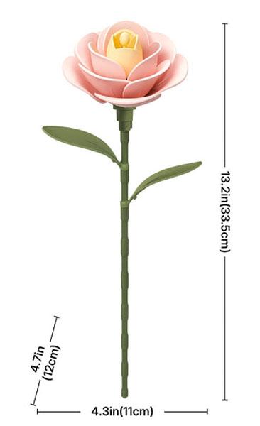 3D puzzle SVETLO PLAVA KAMELIJA 