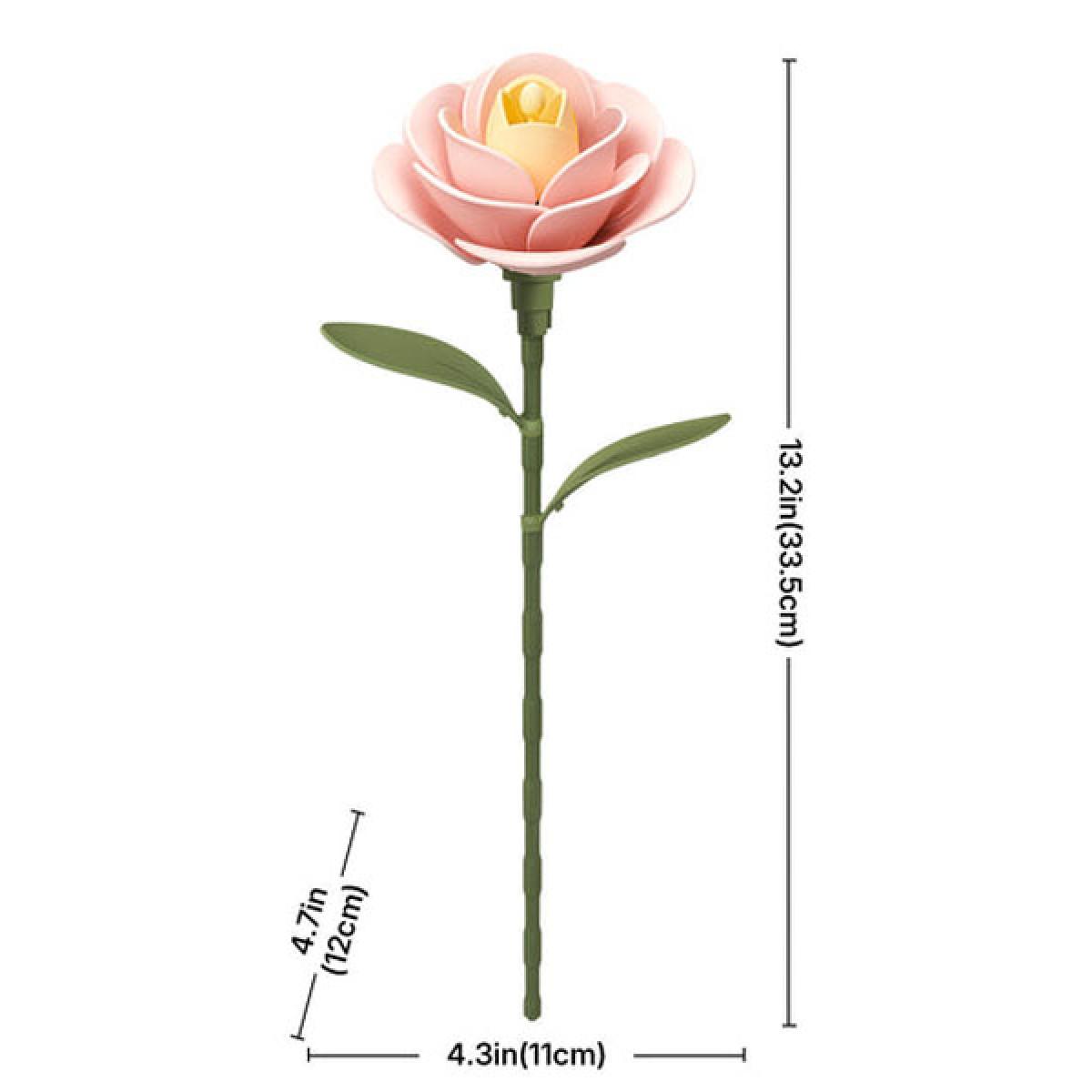 3D puzzle SVETLO PLAVA KAMELIJA 