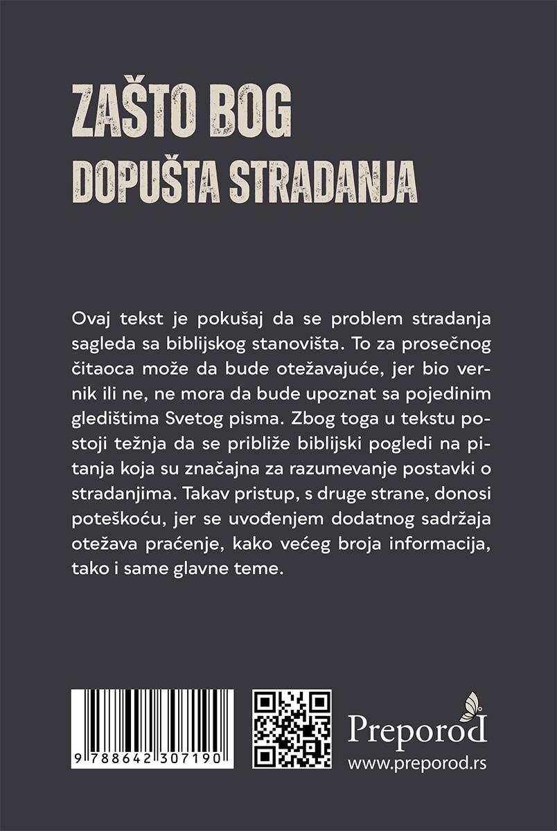 ZAŠTO BOG DOPUŠTA STRADANJA 
