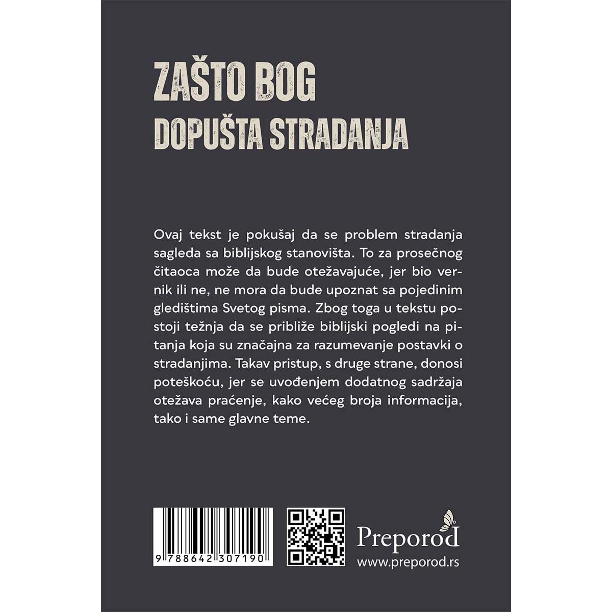ZAŠTO BOG DOPUŠTA STRADANJA 