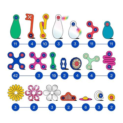 Magnetna igračka FAMILY PACK 