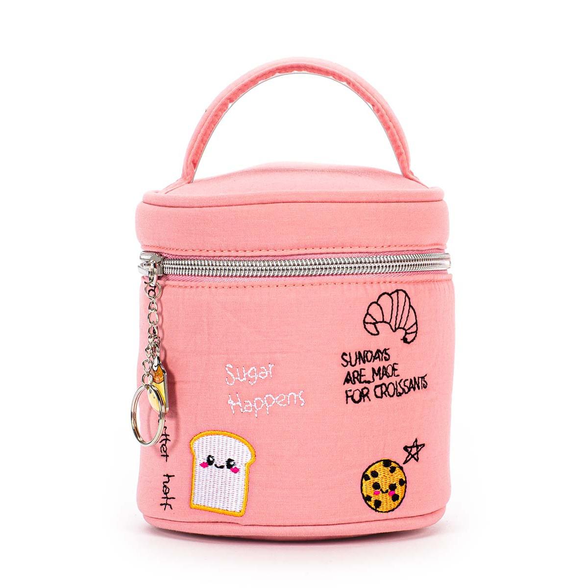 Pamučni neseser sa ručkom KAWAII Pink 