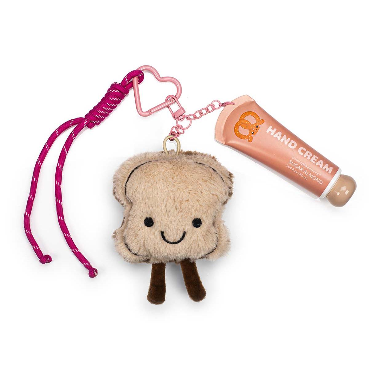 Privezak za ključeve sa kremom za ruke KAWAII Badem 