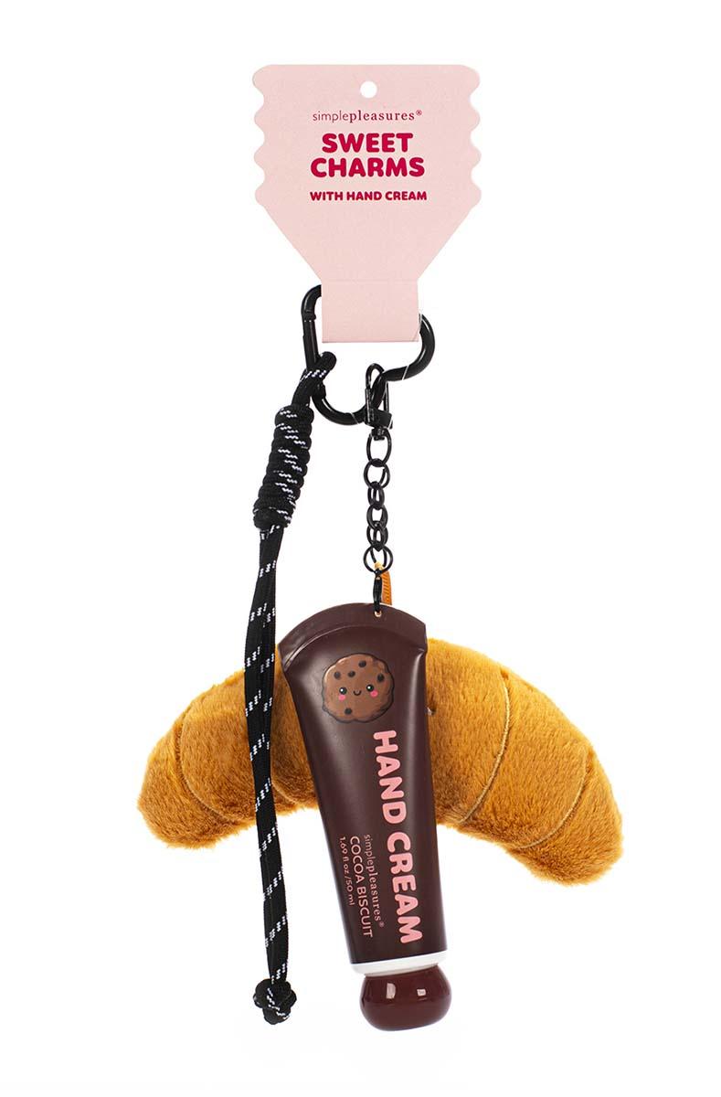 Privezak za ključeve sa kremom za ruke KAWAII Kroasan 