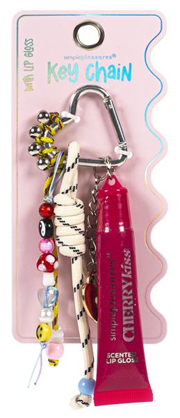 Privezak za ključeve i sjaj za usne CHERRY KISS 