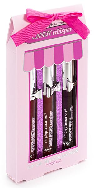 Set tri ulja za usne STRAWBERRY CANDY SWIRL 