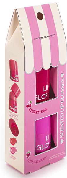 Set dva sjaja za usne CHERRY / STRAWBERRY 