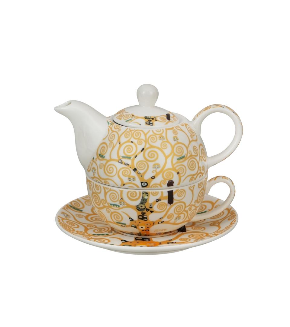 Čajnik sa šoljom i infuserom KLIMT Tree Of Life 	300/350 ml 