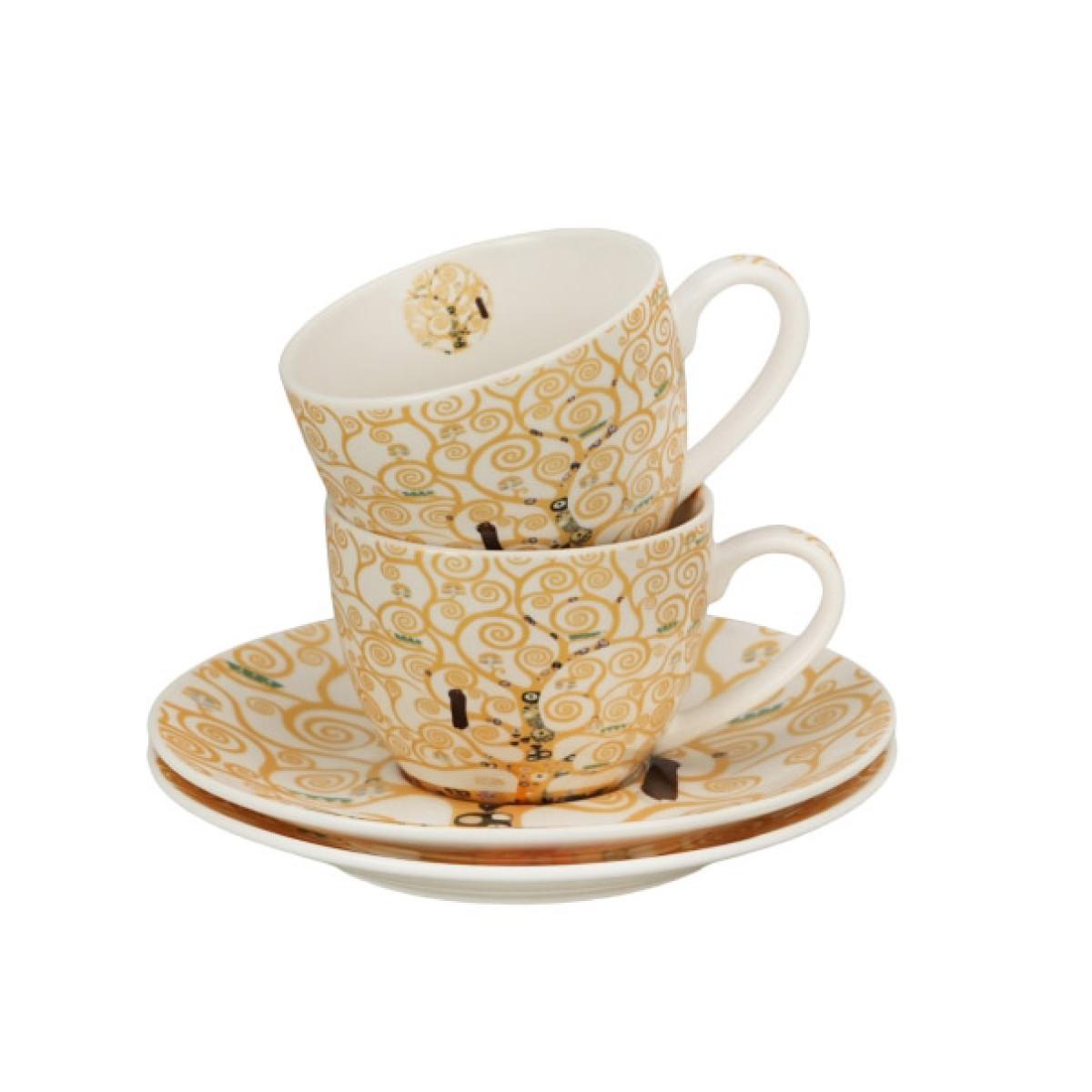 Set dve šolje za espreso KLIMT Tree of life 