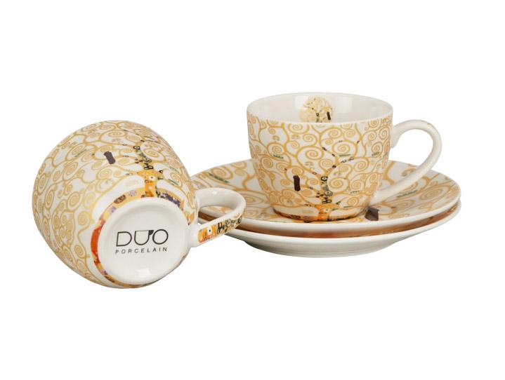 Set dve šolje za espreso KLIMT Tree of life 