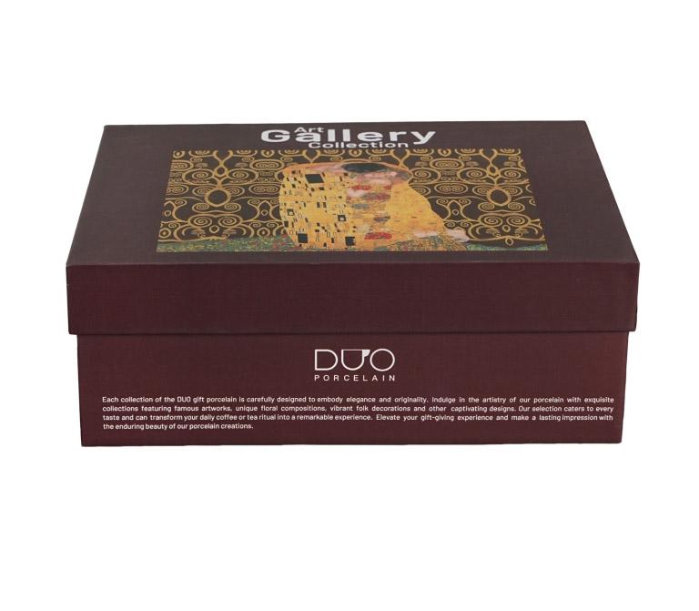 Set dve šolje za espreso KLIMT The Kis (Brown) 