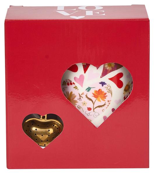 Šolja sa infuzerom PINK SRCA 