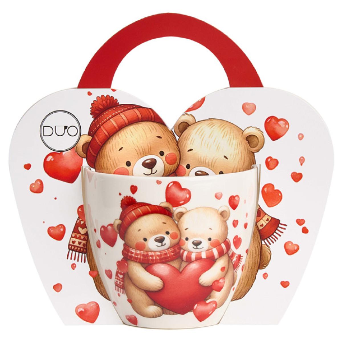 Šolja MEDE SA SRCIMA 460ml 