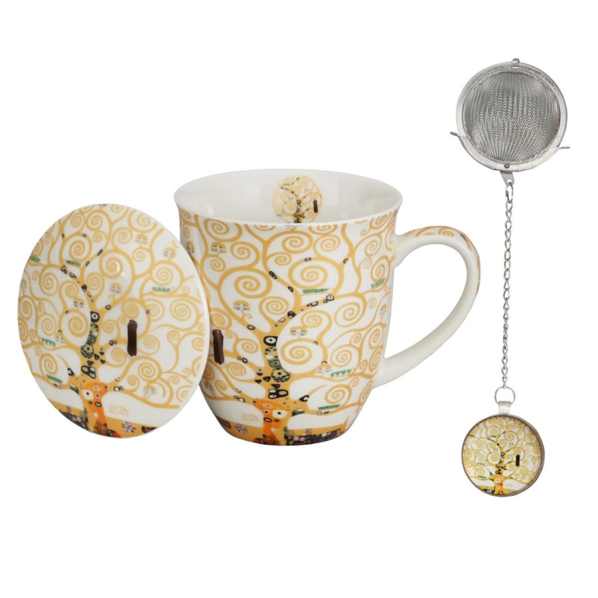 Šolja 400ml sa infuzerom KLIMT Tree of life 