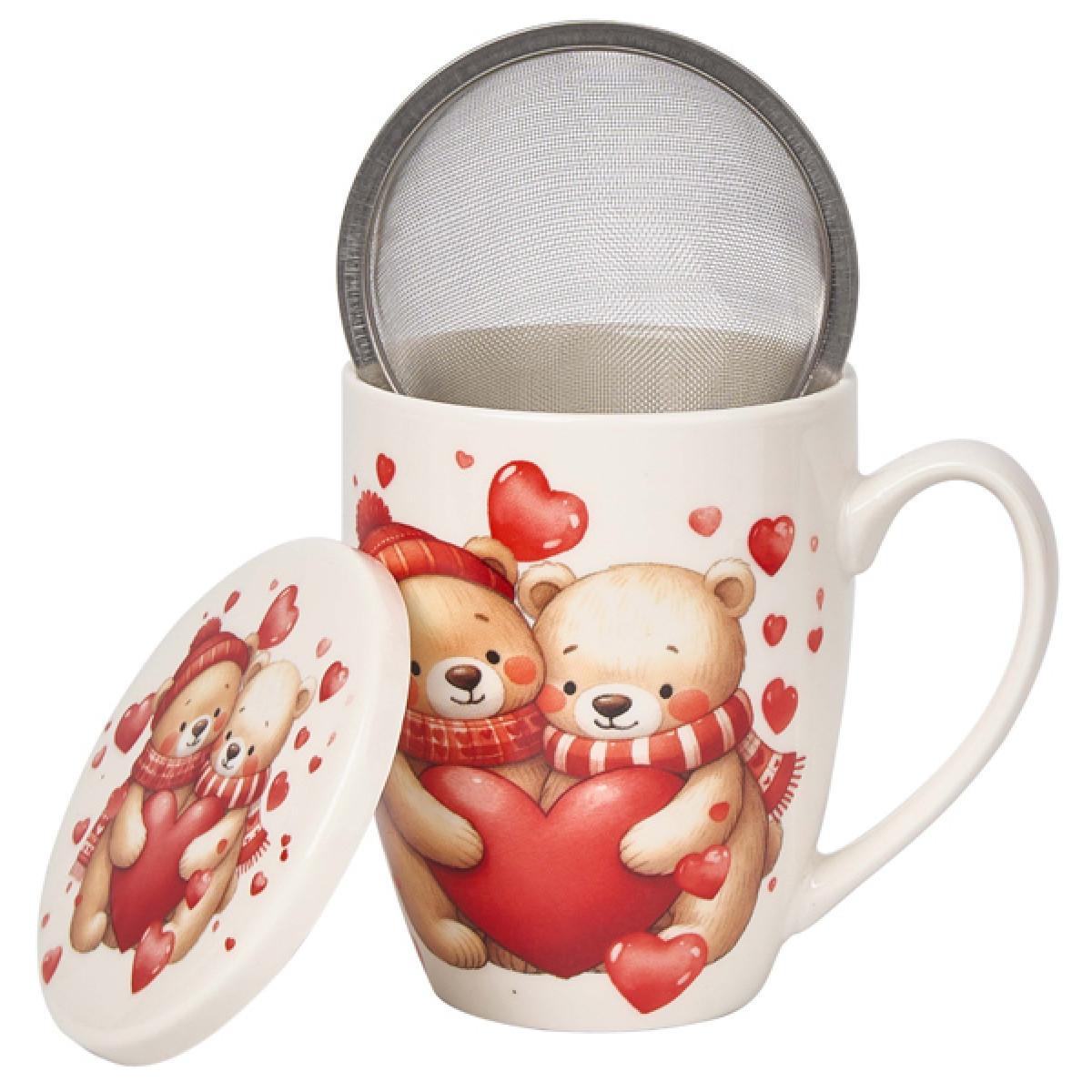 Šolja sa infuzerom MEDE SA SRCIMA 