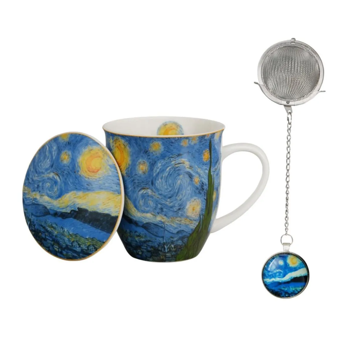 Šolja 400ml sa infuzerom VAN GOGH Starry Night 
