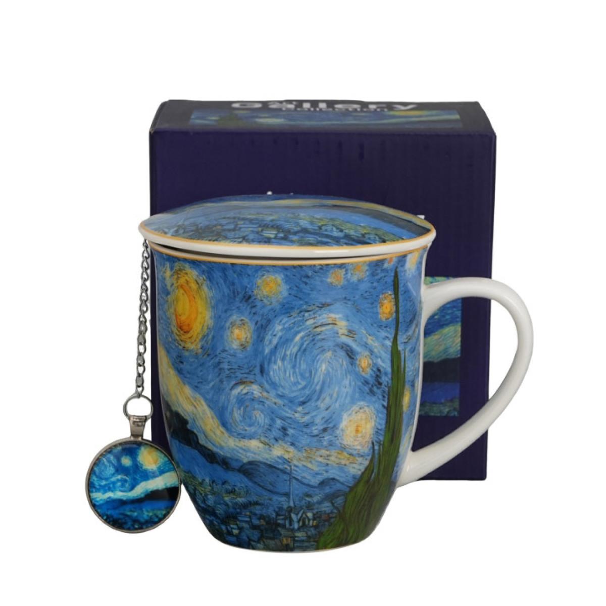 Šolja 400ml sa infuzerom VAN GOGH Starry Night 