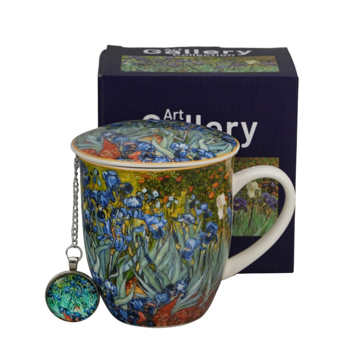 Šolja 400ml sa infuzerom VAN GOGH Irises 