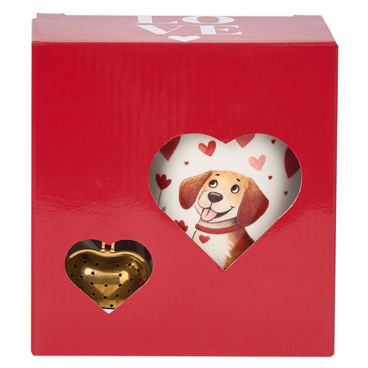 Šolja sa infuzerom u obliku srca KUCA 