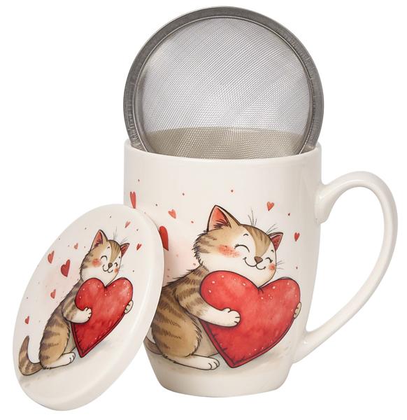 Šolja sa infuzerom MACA SA SRCEM 