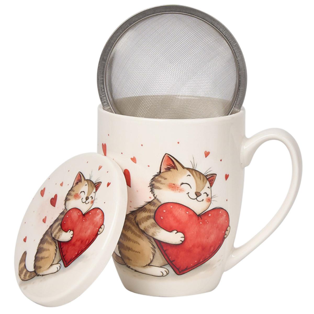 Šolja sa infuzerom MACA SA SRCEM 