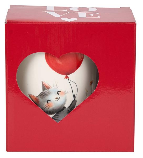 Šolja sa infuzerom MAČKA SA BALONOM 