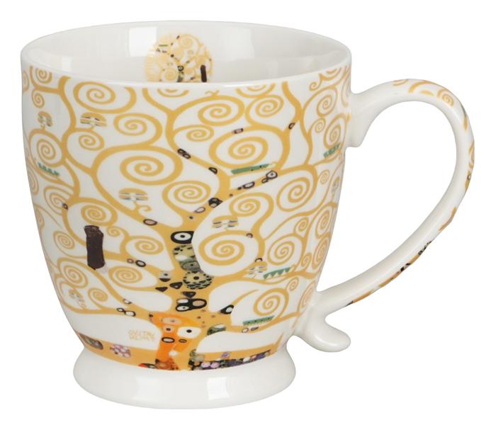 Šolja sa stopicom TREE OF LIFE ECRU - KLIMT 