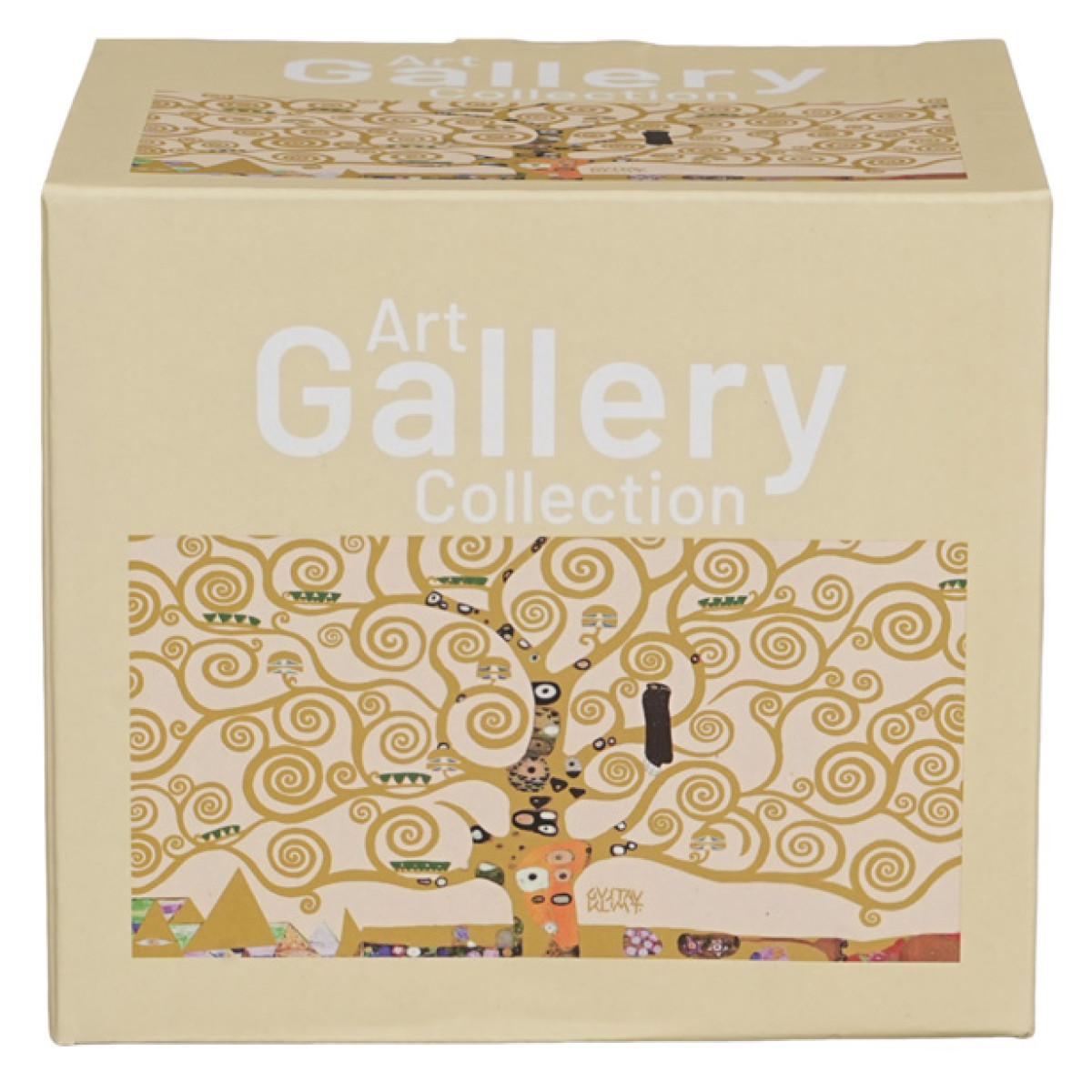 Šolja sa stopicom TREE OF LIFE ECRU - KLIMT 