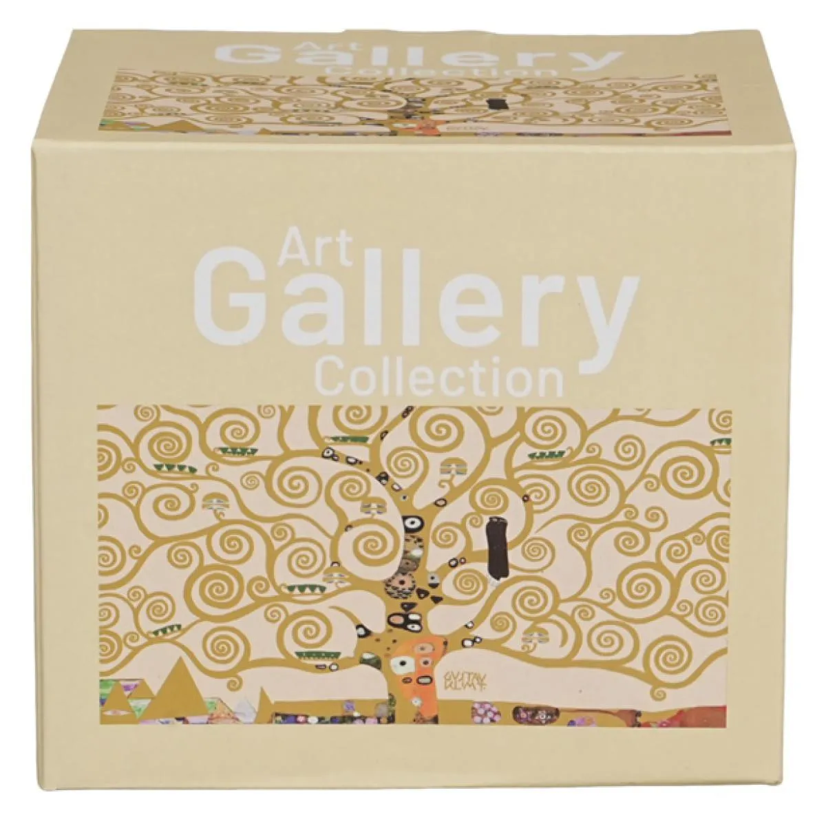 Šolja sa stopicom TREE OF LIFE ECRU - KLIMT 