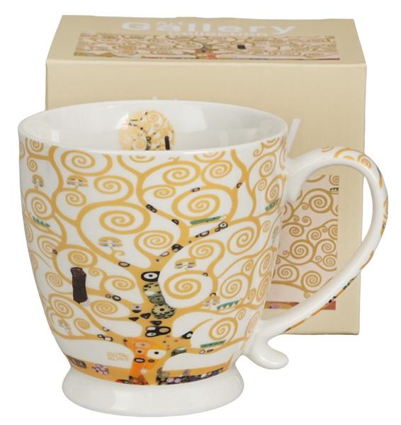 Šolja sa stopicom TREE OF LIFE ECRU - KLIMT 