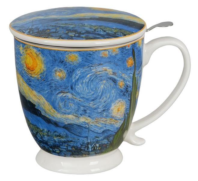 Šolja sa stopicom i infuzerom STARRY NIGHT - VAN GOGH 