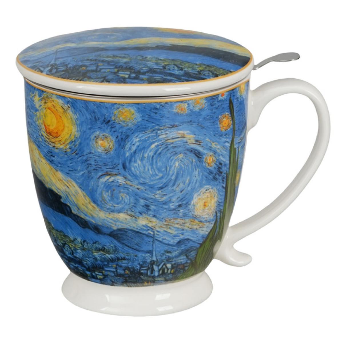 Šolja sa stopicom i infuzerom STARRY NIGHT - VAN GOGH 