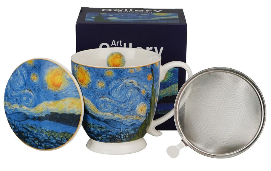 Šolja sa stopicom i infuzerom STARRY NIGHT - VAN GOGH 