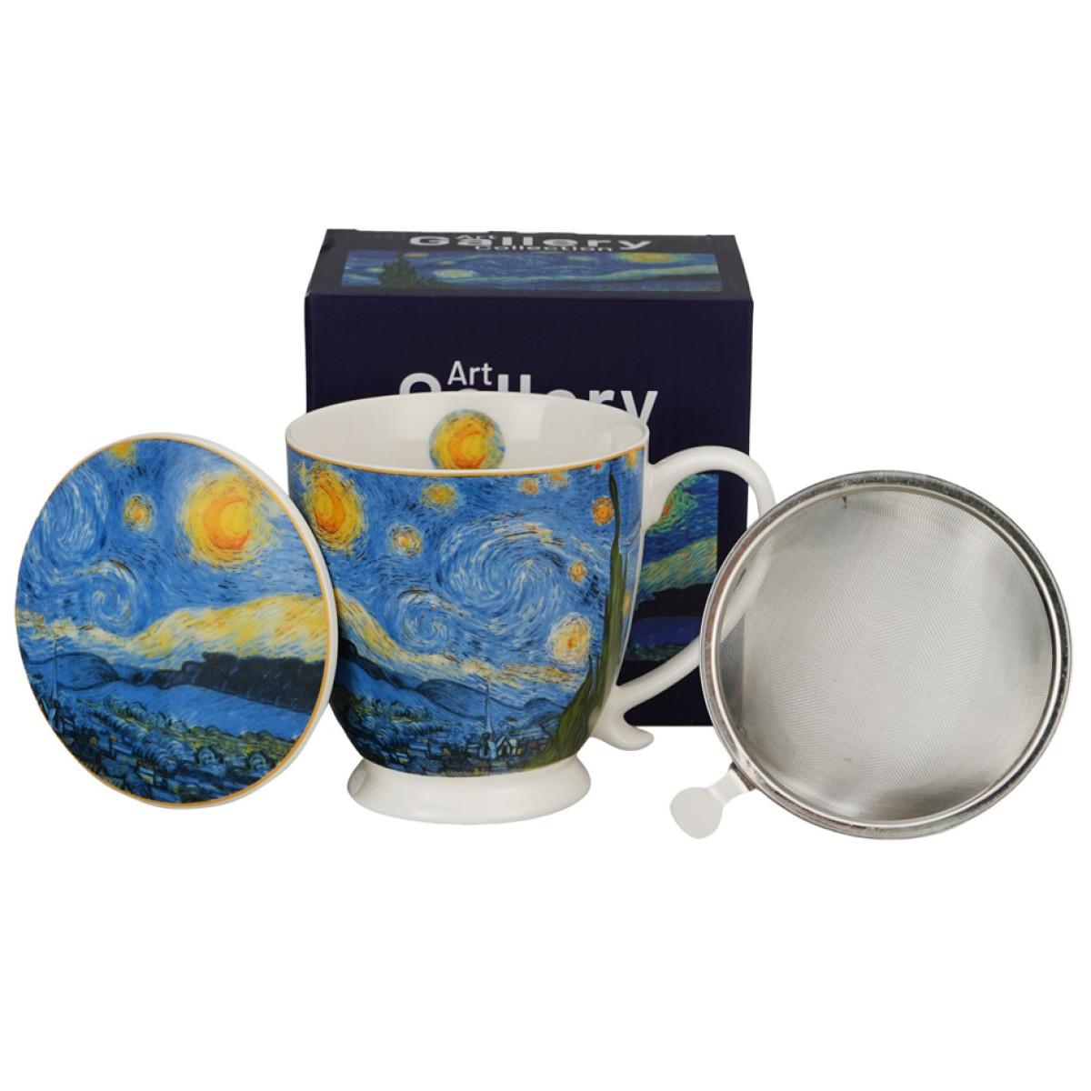 Šolja sa stopicom i infuzerom STARRY NIGHT - VAN GOGH 