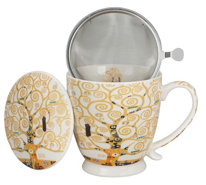 Šolja sa infuzerom TREE OF LIFE ECRU - KLIMT 