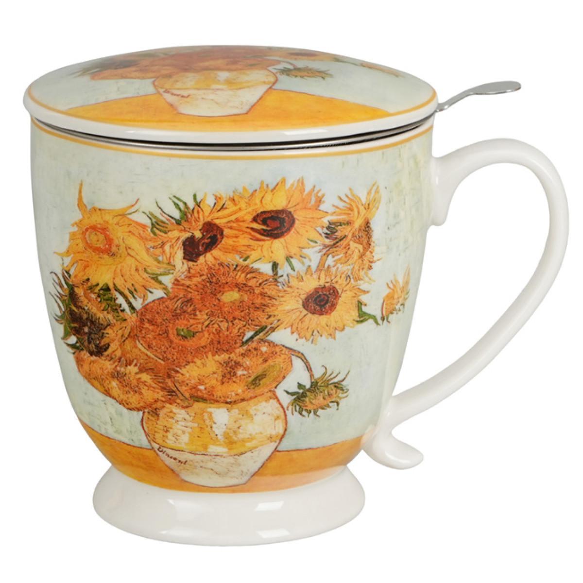 Šolja sa infuzerom SUNFLOWERS - VAN GOGH 