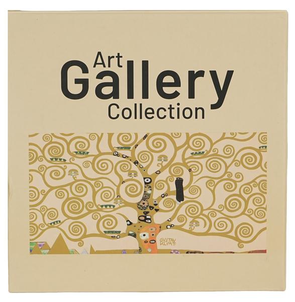 Set dva dezertna tanjira TREE OF LIFE ECRU - KLIMT 