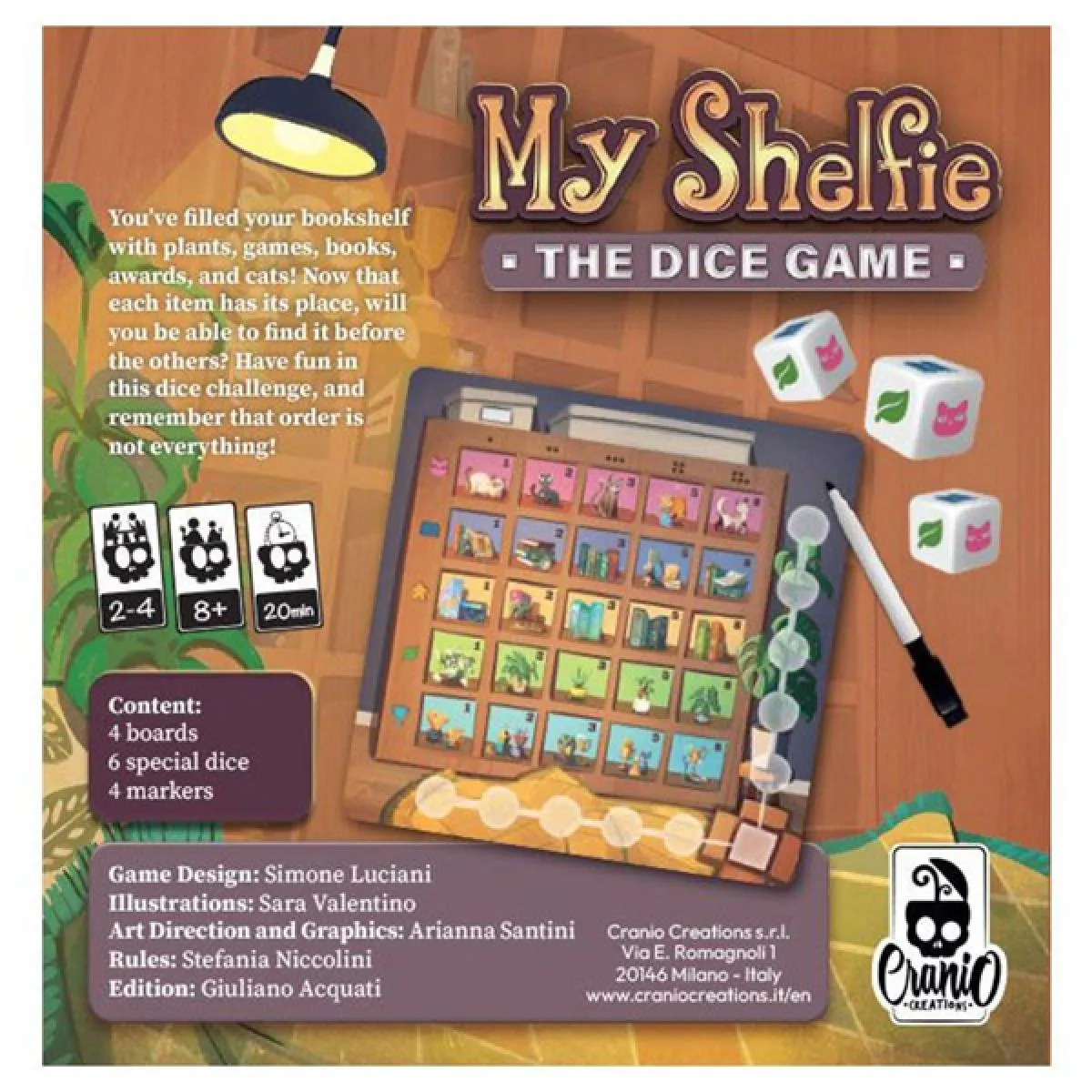 Društvena igra MY SHELFIE: THE DICE GAME 