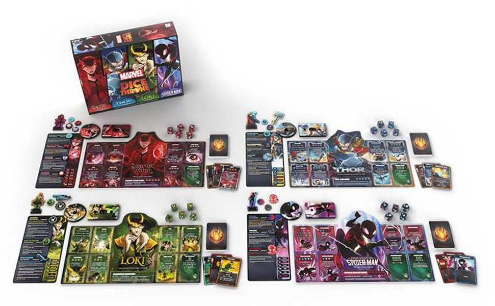 Društvena igra MARVEL DICE THRONE - 4-HERO BOX 
