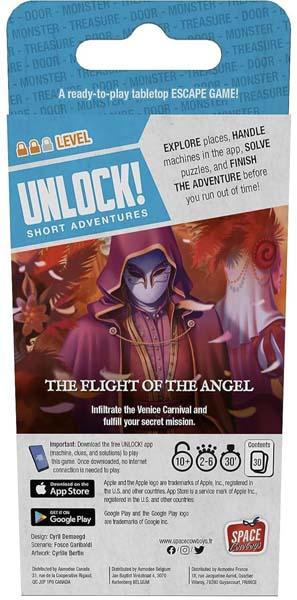 Društvena igra UNLOCK! SHORT 3 - THE FLIGHT OF THE ANGEL 