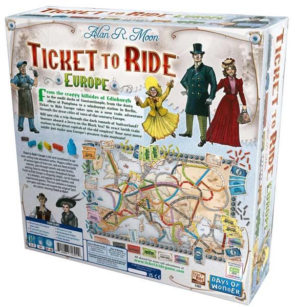 Društvena igra TICKET TO RIDE EUROPE 