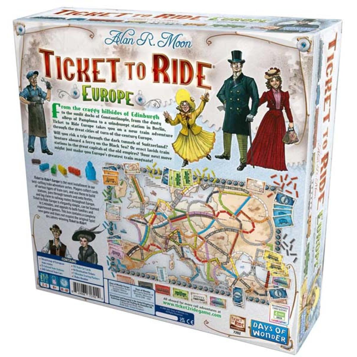 Društvena igra TICKET TO RIDE EUROPE 