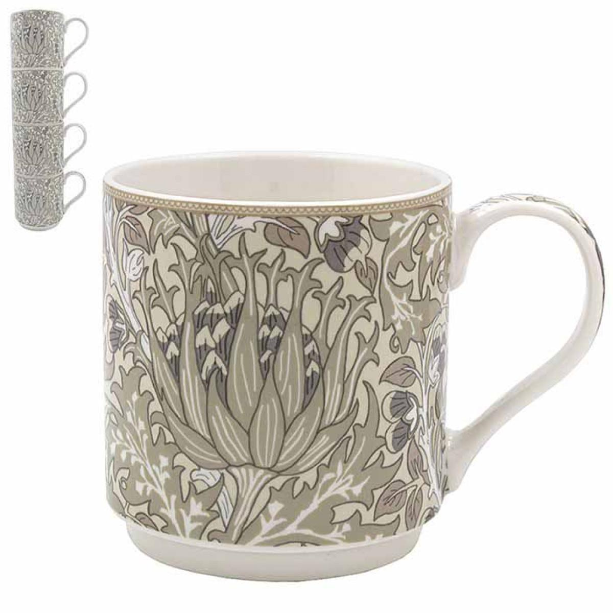 Set četiri šolje ARTICHOKE - WILLIAM MORRIS 