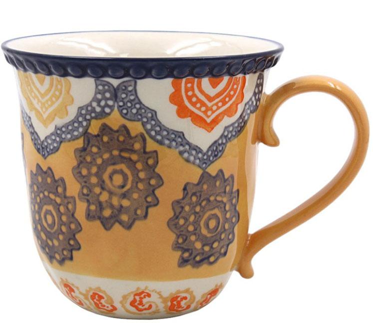 Šolja HAND PAINTED žuta 