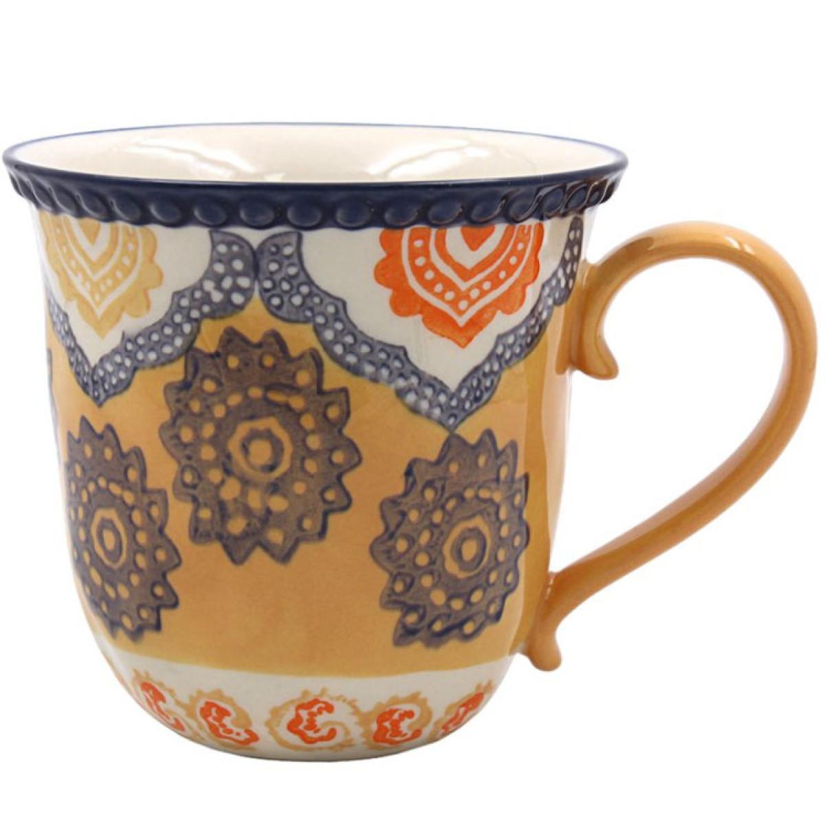 Šolja HAND PAINTED žuta 