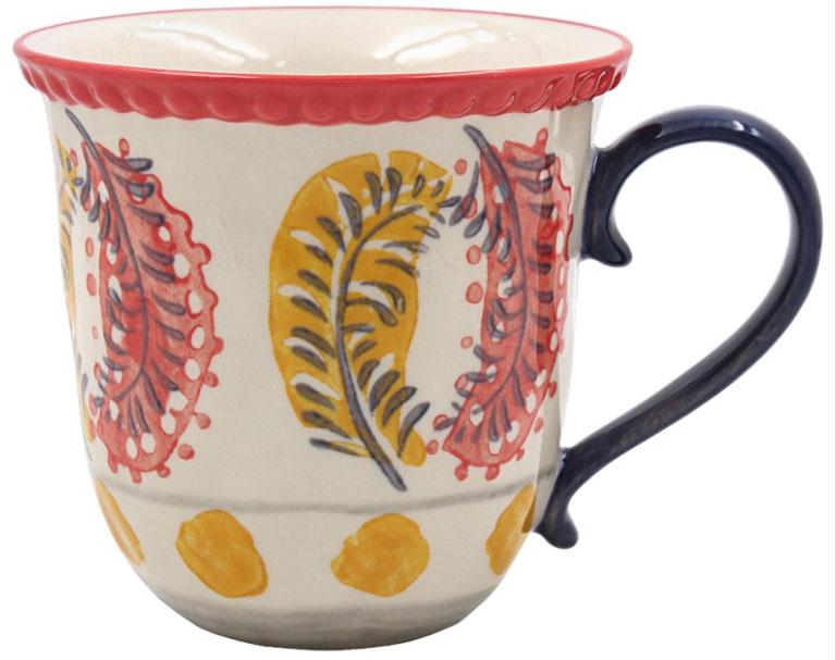 Šolja HAND PAINTED lišće 