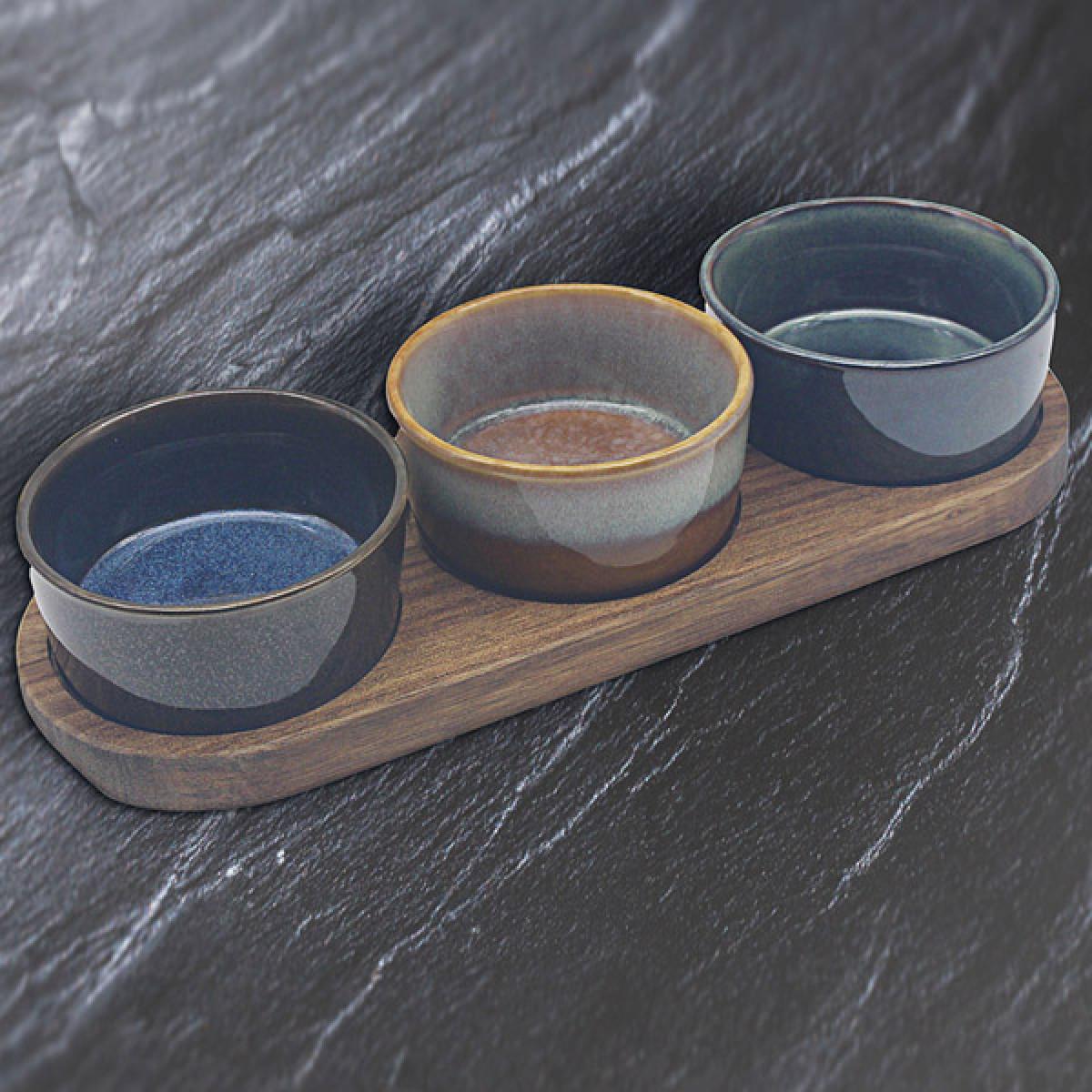 Činije za grickalice TRI OKRUGLE 